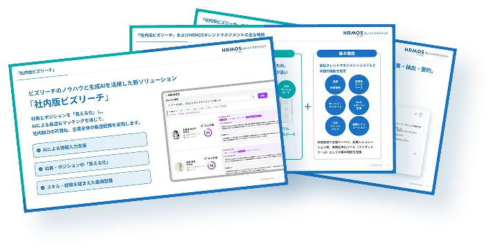 社内版ビズリーチ サービス資料イメージ