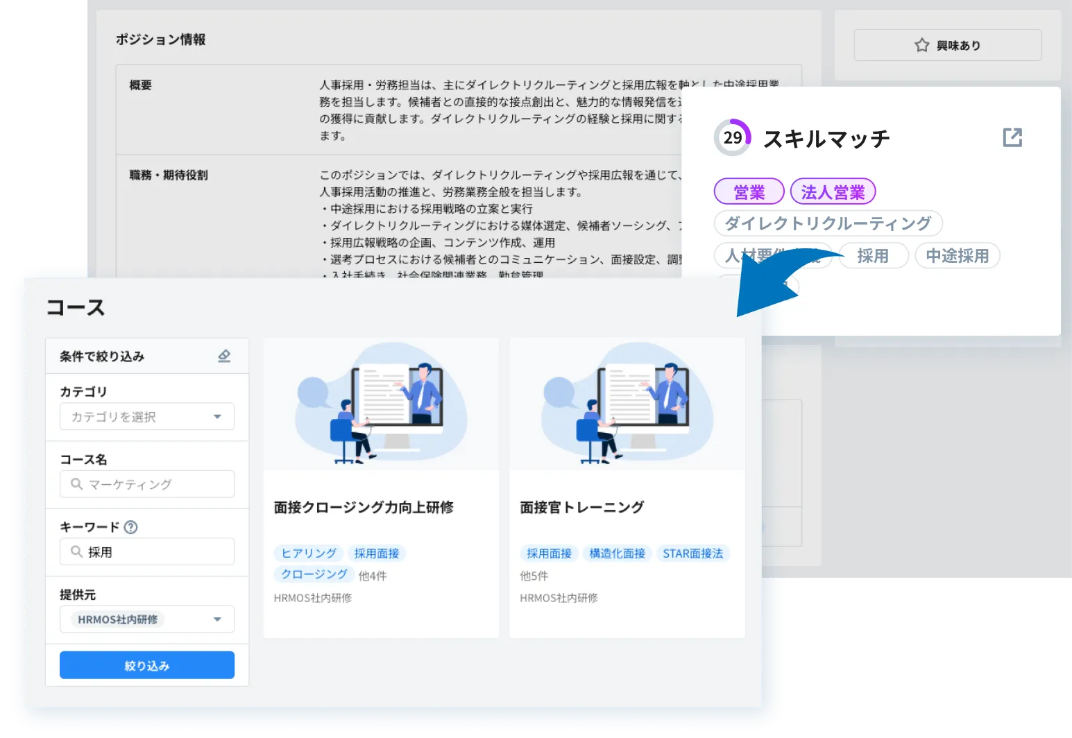 経営戦略に沿った育成計画の自動化