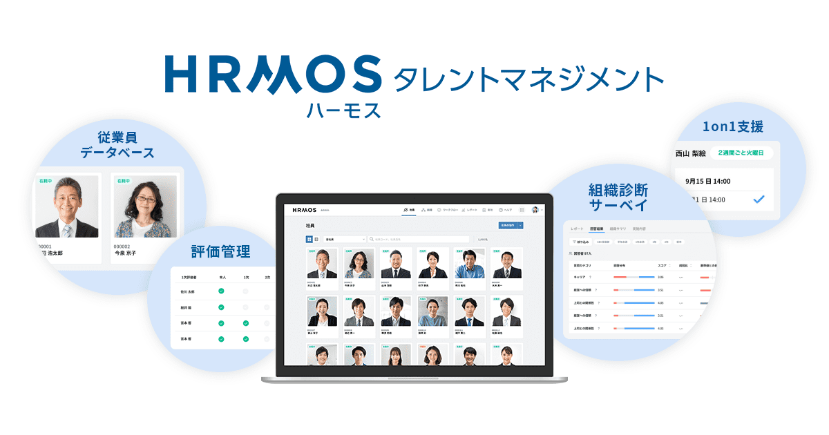 人材管理クラウド「HRMOS」が、「HRMOSタレントマネジメント」へサービス名を変更