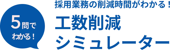 採用効率化らくらく診断