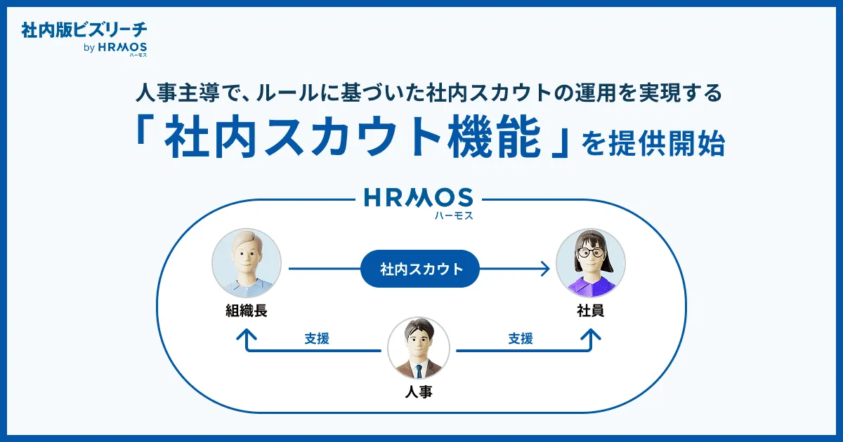 社内版ビズリーチ、「社内スカウト機能」を提供開始