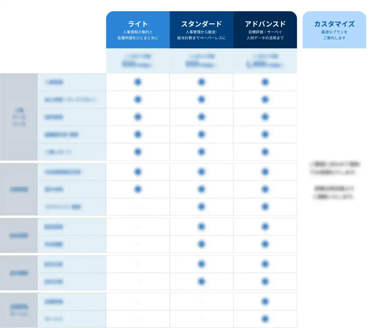 料金表イメージ